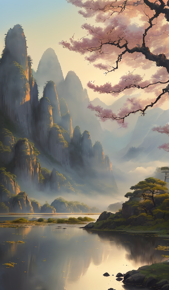 02213-2366430255-guofeng,chinese style,((summer, Huangshan National Park,painting antient arts style,traditional Chinese painting,painting lake a.png